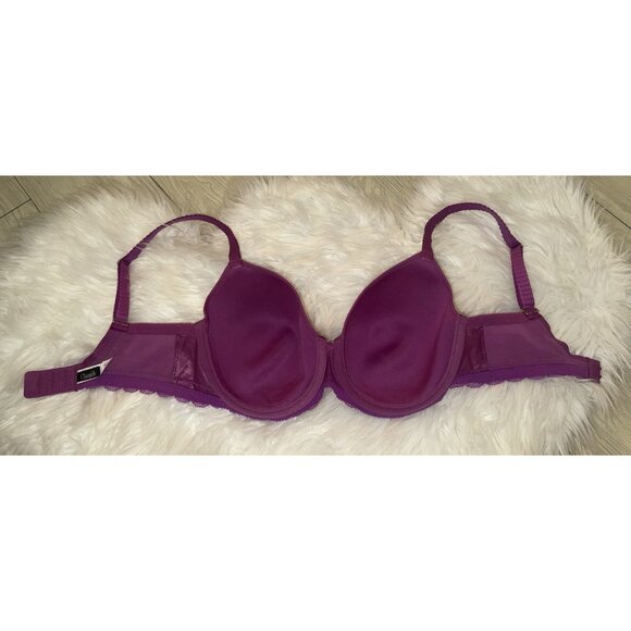 Chantelle 3585 C Chic Sexy Spacer Underwire T-Shirt Bra Printed 32DDD Purple - Picture 5 of 7